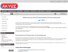 Tablet Screenshot of akyuez.com